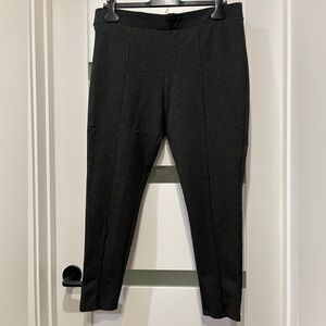 Halogen Seamed & Tapered Rayon Nylon Spandex Pull-on Pants Dark Gray Women’s XLP